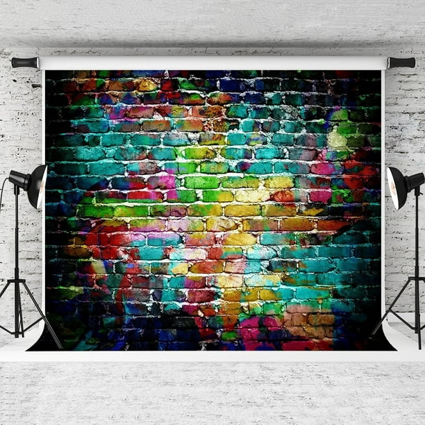 15x10ft Backdrop Graffiti Wall Photo Background Photography Studio Props LYFU076 